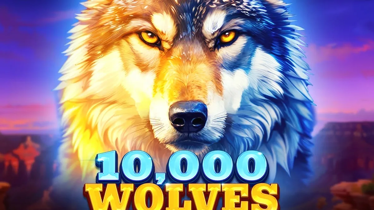 Ang visual na disenyo ng 10,000 Wolves 10K Ways slot