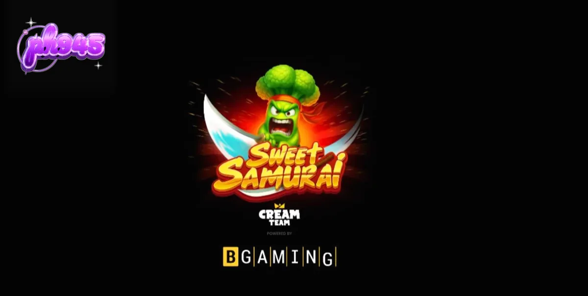 Ang Broccoli Samurai na nakatayo sa isang dojo na may mga prutas sa grid.
